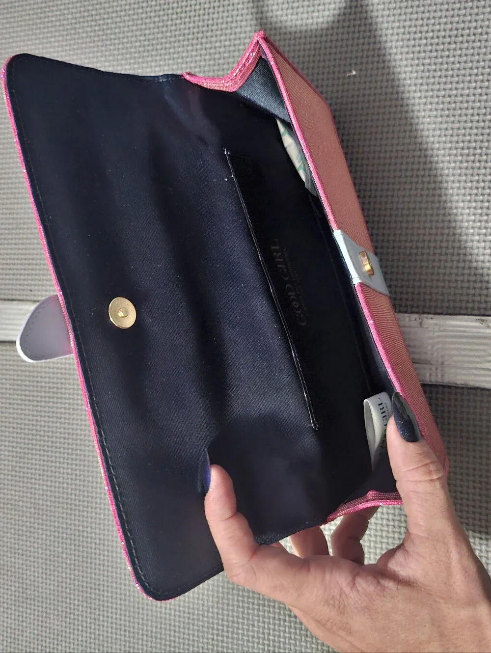 Carolina Herrera pink sparkly